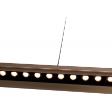 Lampa wisząca podłużna Jo-Jo Simple LED 124cm szczotkowany złoty MaxLight