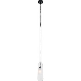 Lampa wisząc szklana Mauri 12cm przeźroczysty / szroniony MaxLight