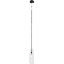 Lampa wisząc szklana Mauri 12cm przeźroczysty / szroniony MaxLight