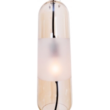 Lampa wisząc szklana Mauri 12cm szampańskie szkło MaxLight