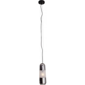 Lampa wisząc szklana Mauri 12cm szkło dymione chromowane MaxLight