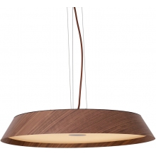 Lampa wisząca drewniana Tamago LED 51cm ciemny orzech MaxLight