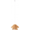 Amalfii II 45cm natural boho braided pendant lamp Maxlight