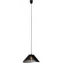 Lamp wisząca pleciona boho Amalfii 45cm czarna MaxLight