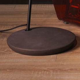 Lampa podłogowa ze ściemniaczem Jubi Concrete 200cm, czarna lampa stojąca loft. Minimalistyczny design, regulowana wysokość, metalowa konstrukcja. Idealne oświetlenie salonu.  Elegancki, czarny kolor.  Stabilna podstawa. 2