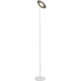Lampa podłogowa Zenith LED 3000K biała Lucide - elegancka lampa stojąca LED.  Biała, smukła konstrukcja, regulowany klosz, ściemniacz.  Idealne oświetlenie salonu lub sypialni.  Nowoczesny design, wysoka jakość. 2