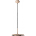Lampa wisząca filcowa Deux LED 3000K 40cm beżowo-kremowa / szary MaxLight
