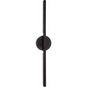Kinkiet dekoracyjny pionowy Merano LED 3000K 45cm czarny MaxLight