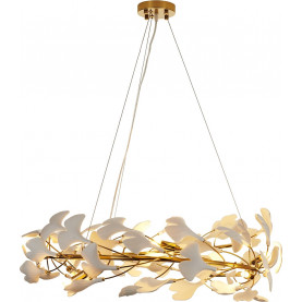 Lampa wisząca dekoracyjna Botanika 80cm biało-złota Step Into Design 2