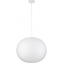 Lampa wisząca kula japandi Silk 60cm biała Step Into Design