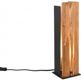 Karuni 40cm loft wooden table lamp Trio