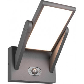 Malawi LED 61cm anthracite solar garden wall lamp with motion and dusk sensor Trio