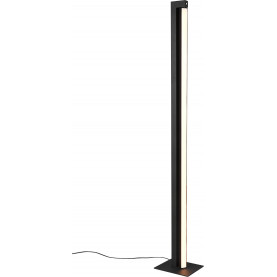 Seeker LED 130cm black dimmable floor lamp Trio