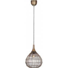 Soraya 42cm patina oriental pendant lamp Trio