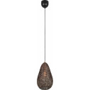 Lampa wisząca orientalna Ziva 23cm patyna Trio