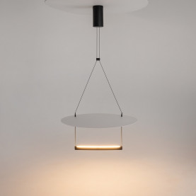 Ambience LED 3000K 60 cm white-black designer pendant lamp Maytoni