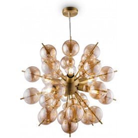 Lampa wisząca szklane kule Bolla 57,3cm bursztynowa Maytoni