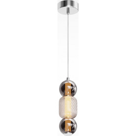 Lampa wisząca glamour Drop LED 12cm chromowana Maytoni