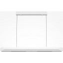 Motion LED 3000K 120 cm white elongated pendant lamp Maytoni