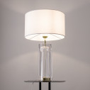 Muse white / transparent / gold chest of drawers lamp Maytoni