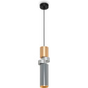 Lampa wisżac tuba modern Palette II 9,5 cm srebrny / złoty mat Maytoni