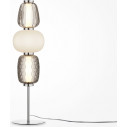 Pattern chrome glass table lamp Maytoni