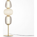 Pattern gold glass table lamp Maytoni