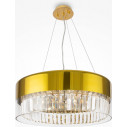 Wonderland 50 cm gold glass pendant lamp with crystals Maytoni