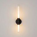 Stelo transparent-black double retro wall lamp Maytoni