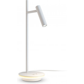 Lampa biurkowa minimalistyczna Estudo LED biała Maytoni