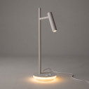 Lampa biurkowa minimalistyczna Estudo LED biała Maytoni