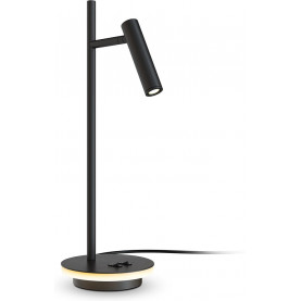 Lampa biurkowa minimalistyczna Estudo LED czarna Maytoni