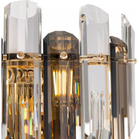 Kinkiet szklany dekoracyjny Flare złoty Maytoni 2