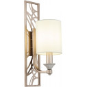 Vittoria white-gold wall lamp with shade Maytoni