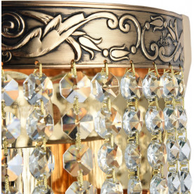 Kinkiet kryształowy Palace antyczny złoty Maytoni 2