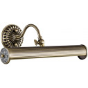 Renoir 35.9 cm brown antique wall lamp above picture Maytoni