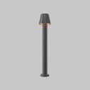 HarzLED 3000K 80 cm graphite outdoor standing lamp Maytoni