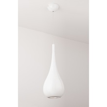 Lampa wisząca "kropla" nowoczesna Drop 20 Biała MaxLight do salonu, sypialni i kuchni.