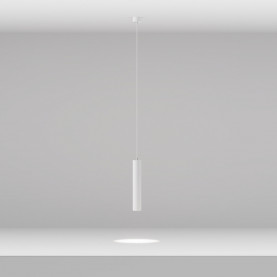 Lampa wisząca tuba Focus LED 4000K 5,2cm H30 biała Maytoni 2