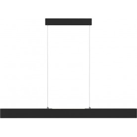 Lampa wisząca podłużna Step LED 3000K 118,5cm czarna Maytoni