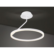 Nowoczesna Lampa sufitowa okrągła Angel 60 LED Biała MaxLight do kuchni i salonu.