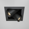 Reflektor sufitowy podtynkowy Magnum II LED 3000K czarny Maytoni