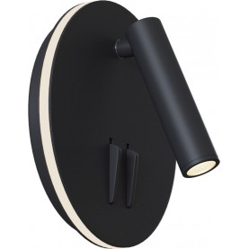 Kinkiet podwójny z włącznikiem Ios 176 Round LED czarny Maytoni