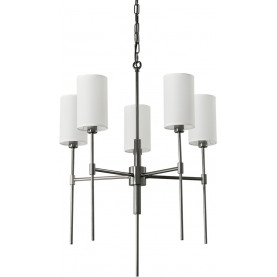 Żyrandol wiszący z abażurami hampton Darling 60cm biały / czarny połysk Step Into Design