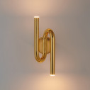 Kinkiet podwójny Myk LED 38cm złoty Step Into Design
