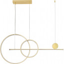 Lampa wisząca podłużna nowoczesna New Age LED 120cm złota Step Into Design