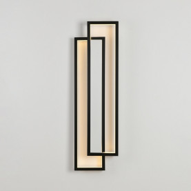 Kinkiet nowoczesny Symmetry LED 100cm czarny mat Step Into Design