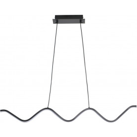 Lampa wisząca nowoczesna Zigzag LED 90cm czarna Step Into Design
