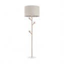 Lampa podłogowa z abażurem Albero 170cm len / sosna TK Lighting