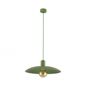 Lampa wisząca retro Astra Peapod 41cm zielona TK Lighting